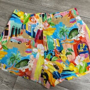 Seafolly Multicolor Tropical Print Shorts